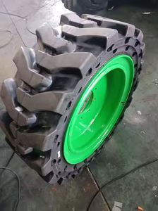 कारखाने प्रत्यक्ष थोक नए ठोस कैंची बूम लिफ्ट टायर 15x5 355/50d625 31*10-16 विरोधी पर्ची प्रबलित रबर टायर - Product Image 6