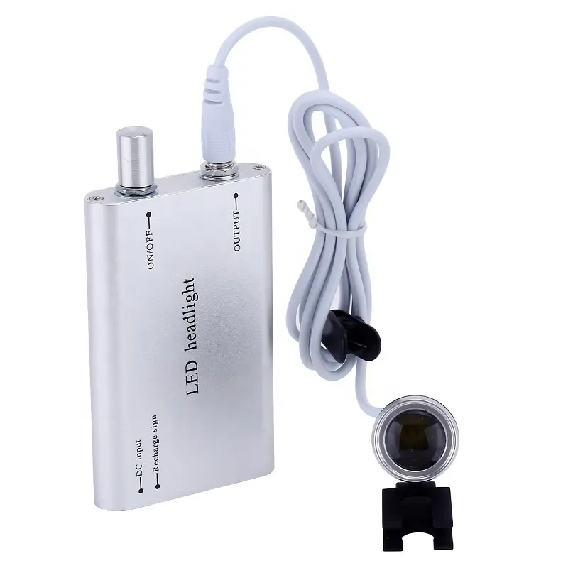 Portable Rechargeable LED Medical Headlight for Dentist Surgery Loupes