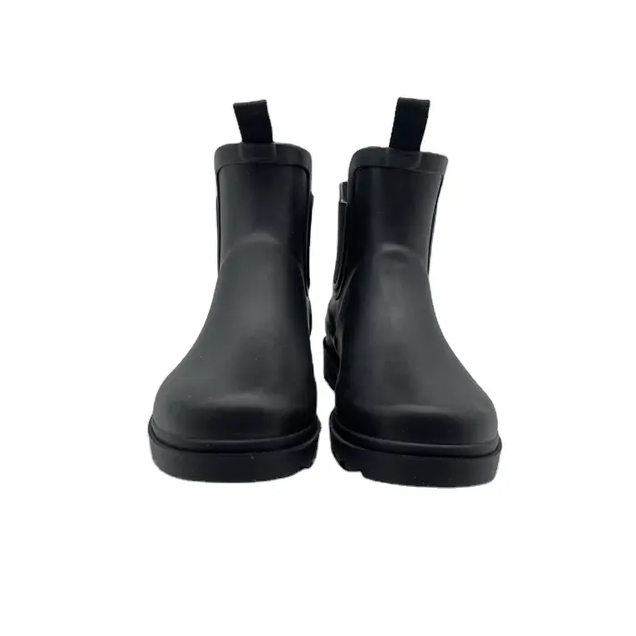 OEM garden double pulls custom made waterproof safety women short ankle rubber rain boot