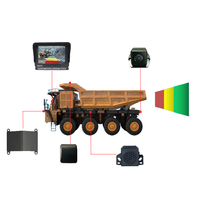 Solution de caméra radar et AI Capteur de stationnement avant ou arrière pour camion Radar double 77GHz pour camions et équipements miniers