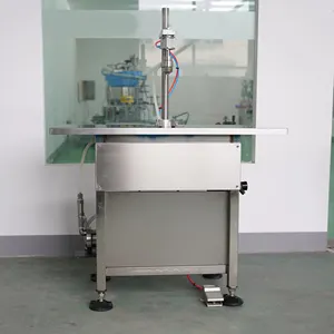 Semi automatic liquid filling machine for aerosol can