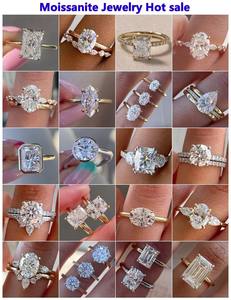 Anel de Noivado em Ouro Sólido 10k 14k 18k com Diamante Criado em Laboratório Certificado IGI GIA CVD HPHT - Product Image 5