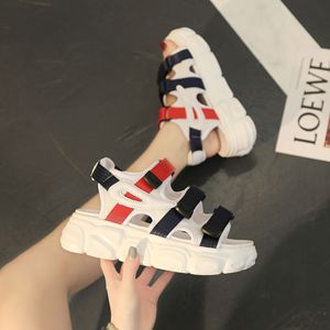 Sandalias de Punta abierta con suela gruesa para mujer, zapatos informales suaves y cómodos, antideslizantes, de Color sólido, a la moda - Product Image 3