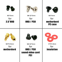 Kit de vis et boulons de montage pour boîtier PC, disque dur, ventilateur, carte mère, alimentation, serveur, HDD, PSU, PCI, réparation DIY, 305/780 pièces