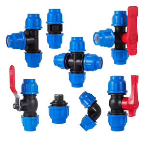 Conector de <span class=keywords><strong>Tubo</strong></span> de <span class=keywords><strong>PVC</strong></span> de Alta Presión de 20, 25, 32, 40, 50 mm, Accesorio de Soldadura para Tubería de PE, Válvula Rápida Divisora para Riego Agrícola - Product Image 1
