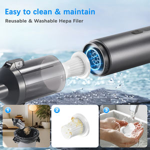 Aspirateur portable sans fil puissant 16000PA pour voiture, 3-en-1, mini, 120W, en ABS - Product Image 5