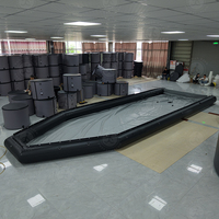 Dock flottant gonflable pour bateau, station d'amarrage stable, protège le coque de l'usure et de la croissance marine pour les eaux peu profondes