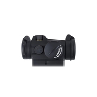 LAMBUL – Lunette optique tactique compacte 1X22, viseur point rouge, montage discret pour la chasse avec capuchon de protection et luminosité réglable