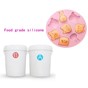Liquid Silicone Rubber Soft Food Grade Platinum Silicone Rubber Liquid For Cake Chocolate Candy Food Molds