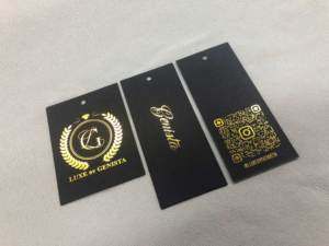 Mẫu miễn phí thời trang thiết kế mới dập nổi <span class=keywords><strong>hangtag</strong></span> đặc biệt PVC nhãn hàng may mặc cho quần áo với logo riêng nguyên liệu giấy - Product Image 6