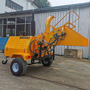 CE 인증 YISHAN 유압식 공급 40/50HP 이동식 디젤 엔진 나무 절단기 전문 나무 파쇄기 처리량 8-9m3/h - Product Image 3