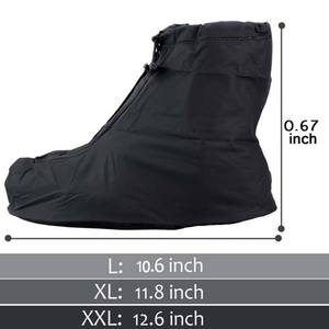 Chaussure de pluie en PVC réutilisable de haute qualité, couverture de protection antidérapante, bottes imperméables - Product Image 2