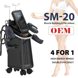 Venda quente EMS Vertical Perda De Peso RF Heat Slimming Máquina 2023 Sistema para Redução de Gordura Massagem V Body Shape