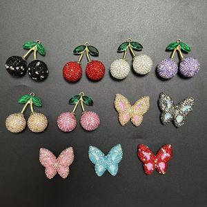 Phụ kiện trang trí điện thoại, iPad, charm làm thủ công DIY, hình bướm, nơ, gấu, trái tim, hoa, đính đá sang trọng, kiểu dáng thiết kế độc đáo - Product Image 5