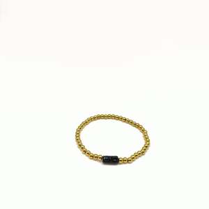 Fashion <b>Beaded</b> <b>Bracelet</b> 316L Stainless Steel PVD Gold Plating Sustainable Resistant <b>Bracelet</b> for Women <b>Men</b> - Product Image 1