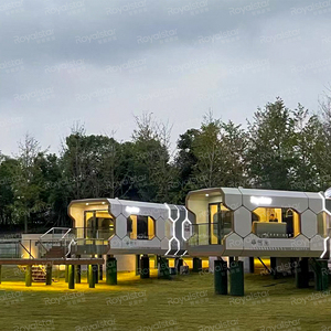 Salle d'éco-capsule pour l'extérieur Espace modulaire préfabriqué Salles de <span class=keywords><strong>capsules</strong></span> Cabine Salles de conteneurs Pliable - Product Image 6