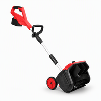 Souffleuse à neige professionnelle sans fil de 12 pouces, 1000 W, puissante pelle à neige électrique, affichage numérique, batterie au lithium
