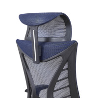 Chaise de bureau ergonomique pivotante, siège de haute qualité, avec accoudoir 2D, support lombaire réglable et appui-tête