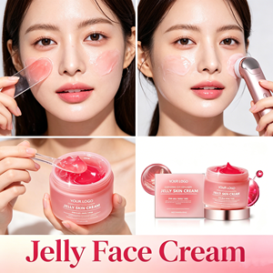 Produits de soin de la peau en marque privée, crème pour le visage à la gelée de collagène, anti-âge, raffermissante, hydratante, collagène <span class=keywords><strong>marin</strong></span> coréen, végan, OEM - Product Image 2