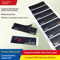 Stiker Pendingin Memori SSD NVMe M.2 PCIe dengan Grafena Alami untuk Elektronik Konsumen