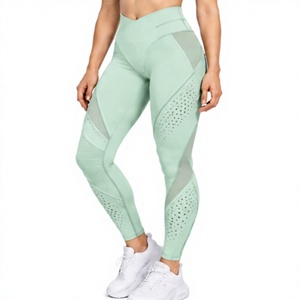 <b>Women</b> High Waist <b>Leggings</b> For Yoga Gym Running Fitness Seamless <b>Compression</b> Pants Quick Dry Breathable Stretch Custom Logo - Product Image 1