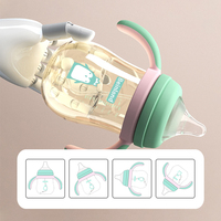 Set de Regalo para Recién Nacido Philips Avent Natural, Biberones de 4 oz con Flujo Lento, 2 Tetinas, Biberones de 8 oz para Bebé de 0 a 12 Meses, Hecho de PET