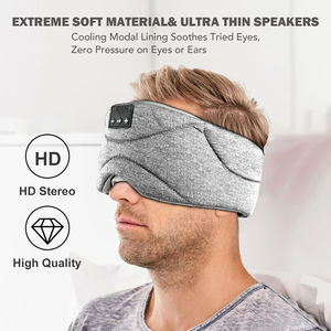 Masque de Sommeil Intelligent avec Minuteur et <span class=keywords><strong>Bruit</strong></span> Blanc Intégré Écouteurs de Sommeil en Dropshipping <span class=keywords><strong>Casque</strong></span> <span class=keywords><strong>Bluetooth</strong></span> pour Masque Oculaire pour Dormeurs Latéraux - Product Image 3