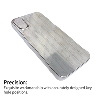 Moule de sublimation 3D en aluminium monocouche pour coque de téléphone rigide et fine en PC, idéal pour Samsung S26 S25 S24 S23
