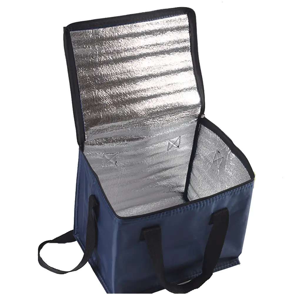 Sacchetti isolanti della borsa del dispositivo di raffreddamento della borsa del refrigeratore di oxford 300D di alta qualità con il logo su ordinazione della chiusura lampo stampato promozionale