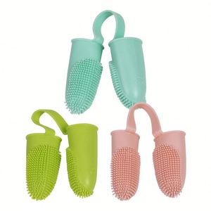 Cepillo Dental de Silicona de Doble Punta de 360 Grados, Ecológico, Duradero, Portátil, Elimina el Mal Aliento, Multicolor, Gran Venta - Product Image 3