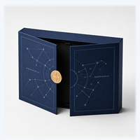 Boîte cadeau rigide à double porte personnalisée avec impression de logo pour bijoux et emballage cadeau haut de gamme