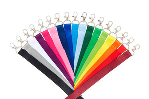 Wholesale No Printing Plain Flat <b>Polyester</b> Blank Printed <b>Lanyard</b> With Safety Breakaway Bulk - Product Image 2