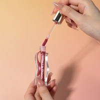 Non collant juteux nourrissant miroitant mignon brillant à lèvres haute pigmentation longue durée hydratant brillant à l'huile pour les lèvres marque privée