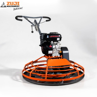 Truelle à béton à essence ZUJI ZJ90 haute puissance 5,5 CV avec moteur Lifan, 150 tr/min, profondeur de travail 8-10 cm, 900 mm