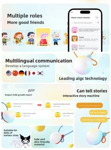 Robot éducatif de marque renommée, série Babo Bubble, jouet d'apprentissage IA pour enfants de 4 à 6 ans, application mobile, jeux parent-enfant - Product Image 6