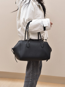 Châu Âu Và Mỹ Da Đen Thời Trang Boston Túi Đơn Giản Kinh Doanh Túi Xách Vai Duy Nhất Dual-Sử Dụng Của Phụ Nữ Túi - Product Image 5