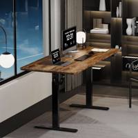 Meilleure vente Bureau électrique moderne ergonomique peu encombrant Bureau réglable en hauteur Table assise sur pied Mobilier de bureau pour la maison