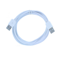 Kabel adaptor pengisi daya Data USB 2.0 A Male ke Male jaket PVC
