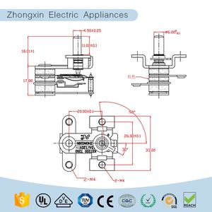 Nuovi prodotti altre parti di elettrodomestici per termostato bimetallico kst220 del fornello elettrico del ristorante - Product Image 6
