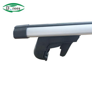 Barres transversales polyvalentes noires et argentées Fixation indispensable pour le rail de toit et les bagages Accessoires de vélo polyvalents - Product Image 1