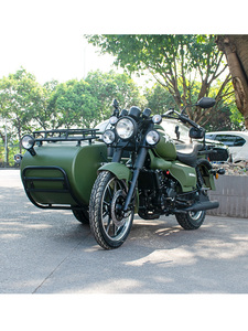 Motocyclette à trois roues 300cc à essence avec side-car, transmission par chaîne, moteur à vendre - Product Image 4