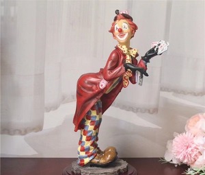 Figurine de Clown <span class=keywords><strong>Joker</strong></span> en Résine, pour Décoration, Cadeau d'Anniversaire - Product Image 4