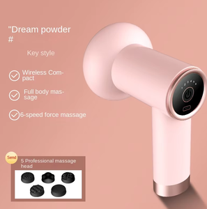 Professionele draagbare draadloze percussie massagehamer voor atleten met tijdcontrole - Diepe weefselmassage voor spierherstel en pijnverlichting - Product Image 4