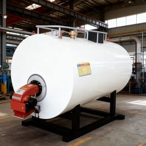 หม้อต้มไอน้ำอุตสาหกรรมแบบแนวนอน ใช้ก๊าซ LPG/ระบบอัตโนมัติ ทำงานต่อเนื่อง 24 ชั่วโมง สำหรับน้ำร้อน - Product Image 3