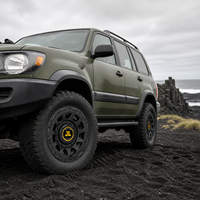 JZ Factory Direct Supply 18x9 8x165.1 ET0 Gunmetal Forged Beadlock Off-Road Forged Wheels Rims for 2500/3500 HD 2010-2024