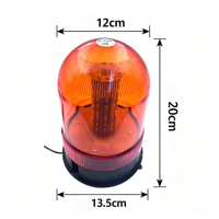 Ensaite Universelle Auto-LKW-Seitenmarkierungs-LED-Warnleuchte - Notfall Dual/Siebelfach Blinkende Stroboskop-Rotationsleuchte - 12-24V