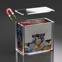 Boîtier acrylique magnétique pour Elite Trainer Box (ETB) Pokémon avec couvercle magnétique
