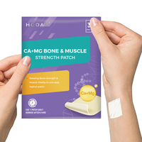 Patchs personnalisés de supplément de vitamine D Mg Ca pour la force musculaire osseuse autocollant de magnésium transdermique plâtre calcique