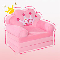 Fauteuil pliant Montessori en mousse rose pour enfants, canapé-lit 2-en-1 pour tout-petits, idéal pour le sol