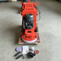 Ponceuse à béton 220V, machine à poncer planétaire pour sols, haute efficacité pour surfaces en béton époxy